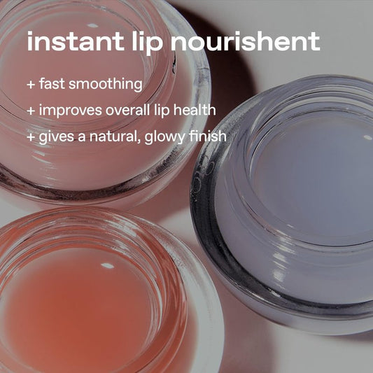 glow peach peptide repair lip balm #palepink, peptide‑infused nourishing lip balm, cruelty‑free and artificial fragrance‑free, moisturizes and smooths dry lips, unscented, 0.3 oz