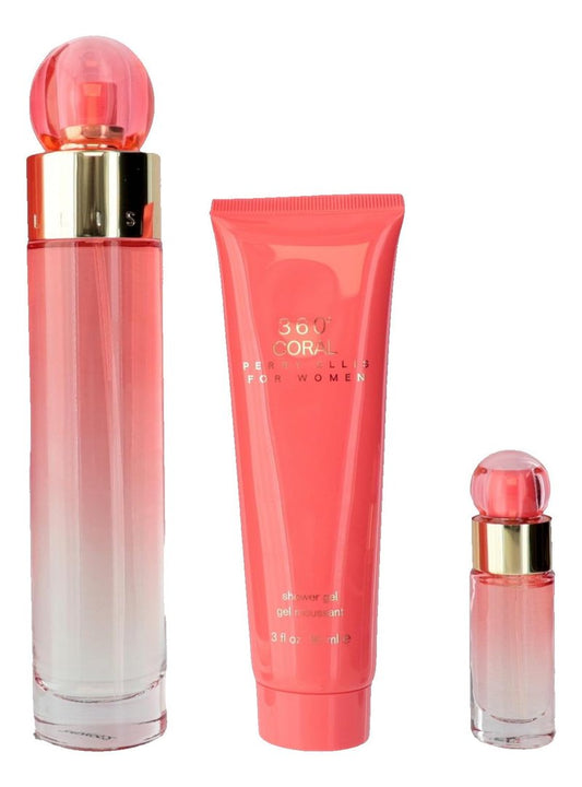 360 CORAL/PERRY ELLIS DELUXE GIFT SET (W)