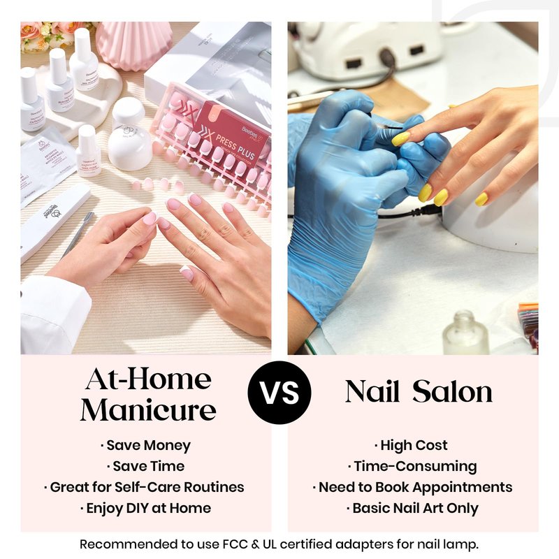 Beetles X Press Plus On Nails Kit - Pink Long Square French Tip Press On Nails | 224Pcs Acrylic Nail 16 Sizes All-in-One Kit with Nail Glue, Remover, Builder Top Coat, Nail Lamp