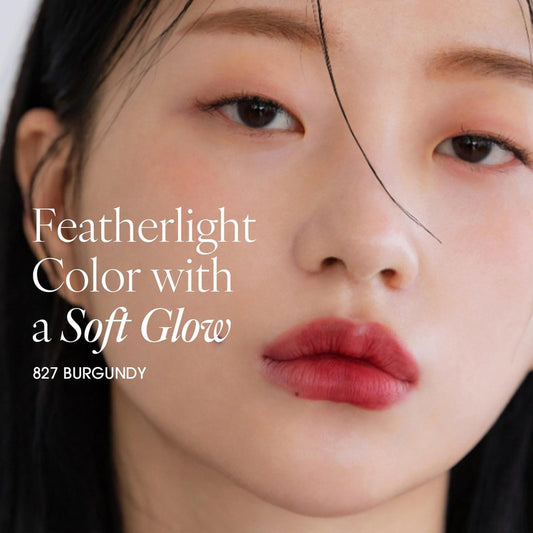 AmeliSeoul AIR LIPS 814 VAMPIRE, Lip & Cheek, Natural Soft Matte Finish & Buildable, Airy Formula (1.2g, 0.003 oz.)