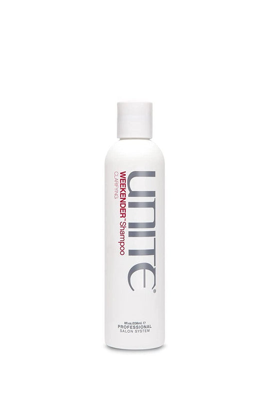 UNITE Hair – WEEKENDER Shampoo – Gentle Clarifying Cleanser to Remove Buildup & Restore Shine – Non-Stripping Weekly Reset for All Hair Types – 8 Fl Oz