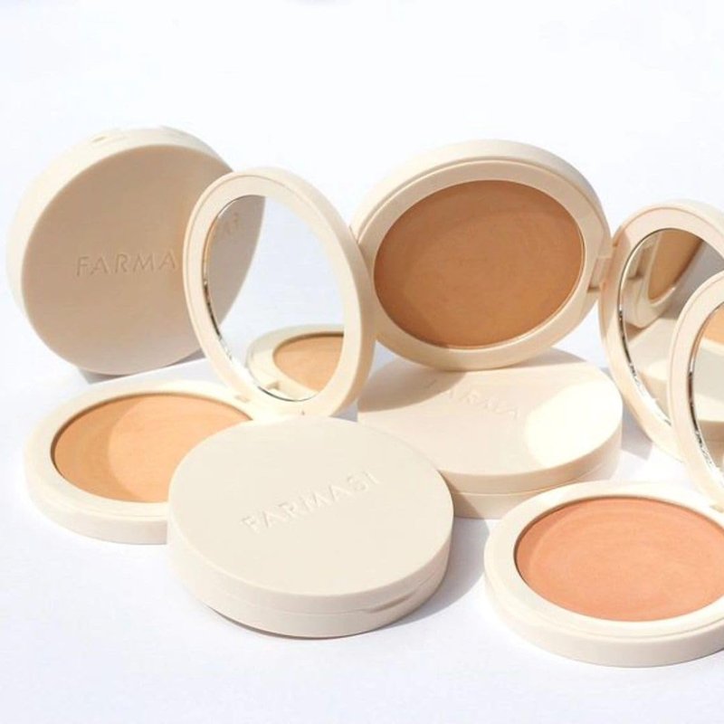 FARMASI Makeup BB All in One Powder, Lightweight, Long-Lasting Medium-Full Coverage with Flawless Finishing, Look More Natural and Smooth Than Ever, Cool Light