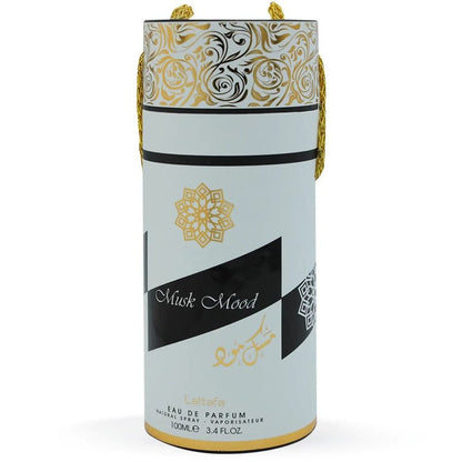 Lattafa Musk Mood for Unisex Eau de Parfum Spray, 3.4 Ounce (Pack of 2)