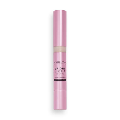 Revolution Beauty London, Bright Light Liquid Highlighter, Buildable Formula for a Luminous Skin Glow, Vegan & Cruelty-Free, Strobe Gold, 0.10 fl oz