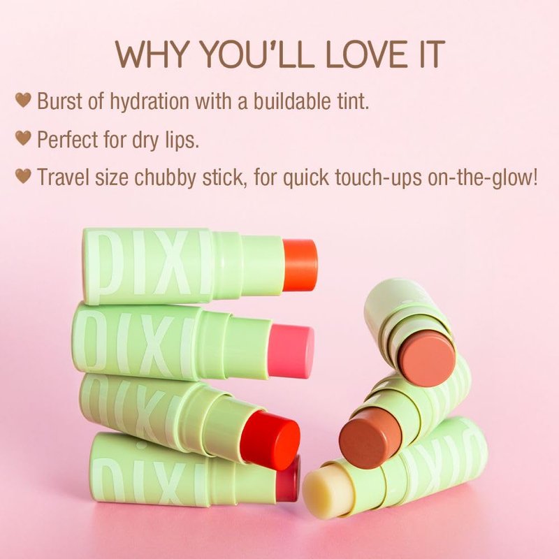 Pixi Beauty +Hydra LipTreat |Tinted Hydrating Lip Balms| In Shade Nectar | 0.16 oz / 4.8 g