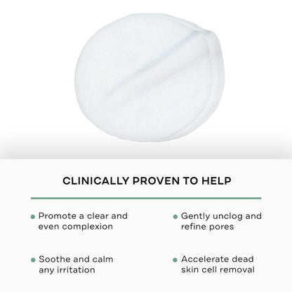 Replenix Gly-Sal Clarifying Acne Pads, 60 Count, Medical-Grade 10% Glycolic Acid & 2% Salicylic Acid Exfoliating Pads for Acne-Prone Skin, Help Clear Blemishes & Refine Pores, Non-Oily