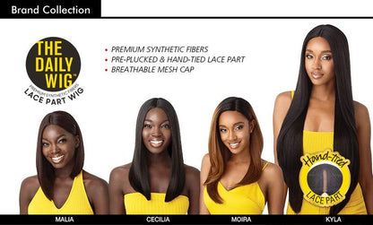 THE DAILY WIG Outre Synthetic Hair Lace Part Wig MOIRA (1)