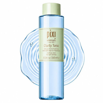 Pixi Beauty Clarity Tonic, AHA & BHA Toner | Minimize Pores, Promote A Clearer, Healthier Complexion, 250 ml