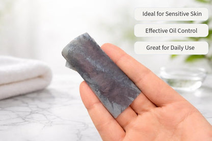 SageHearth Natural Oil Blotting Papers, 100% Natural Pulp Paper, 1 Prefill Roll and 2 Refill Rolls, Soft Touch Oil Control for Face