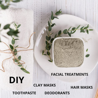 SMART SOLUTIONS Calcium Bentonite Clay, 5 lb Pure Indian Healing Clay - All Natural for External Use | DIY Facial Treatments, Deodorants, Hair Masks