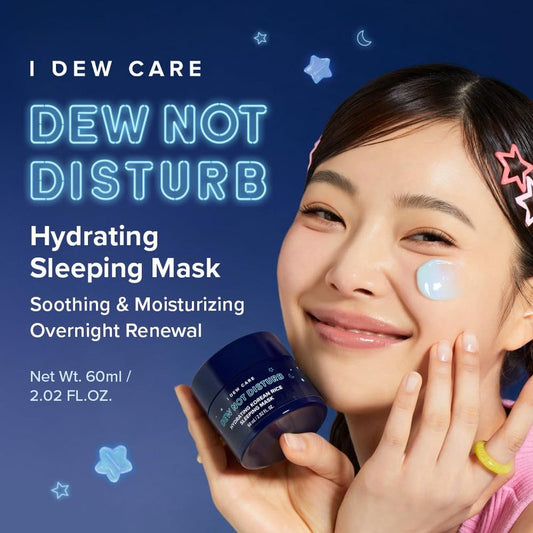 I DEW CARE Night Sleeping Mask - Dew Not Disturb | Korean Overnight Face Mask, Hydrating, Overnight, Glass Skin, Glow, Best Skincare for Women, Stocking Stuffers, Gifts For Women, 2.02 FL Oz (60 ml)