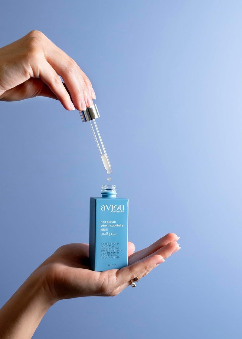 Avjou Researche™ Scalp Serum - Thicker, Fuller Hair | Targets Premature Greying - 1.7 oz
