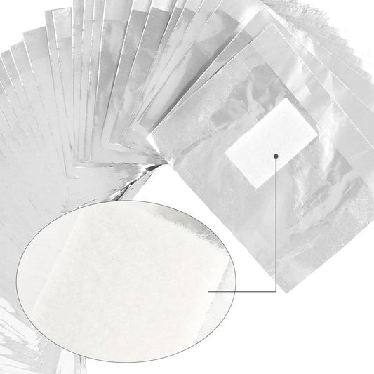 1000Pcs Nail Removal Foil Wraps Soak Off Foils for Nails Foil Nail Wraps Nail Polish Remover Foils Wipes Pads for Nails with Pre-attached Lint-Free Cotton Pads (1000Pcs)