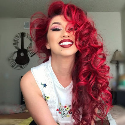 MANIC PANIC Classic Vampire Red Semi Permanent Hair Color - Deep Blood Red Hair Dye for Women & Men That Lasts 4-6 Weeks - Vegan, Ammonia & Cruelty-Free - Create & Mix Custom Shades (4oz / 2pk)