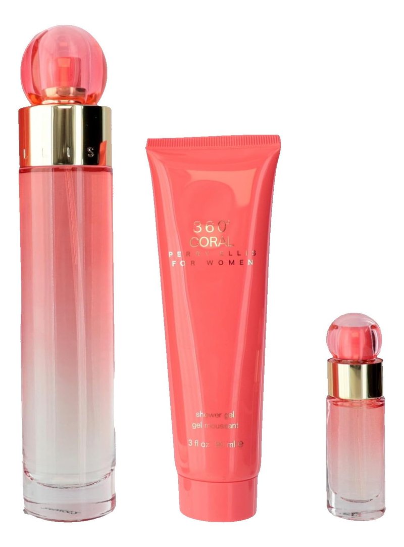 360 CORAL/PERRY ELLIS DELUXE GIFT SET (W)