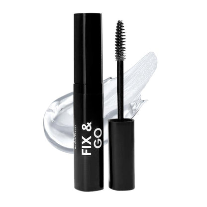 Fix & Go: Clear Waterproof Eyebrow Gel with Brush, Gym-Ready, Workouts & Sports Longwear Definition, Sweat Proof Makeup for Brows, Multiuse for Flyaway Hair and Lashes, 0.14 Fl Oz