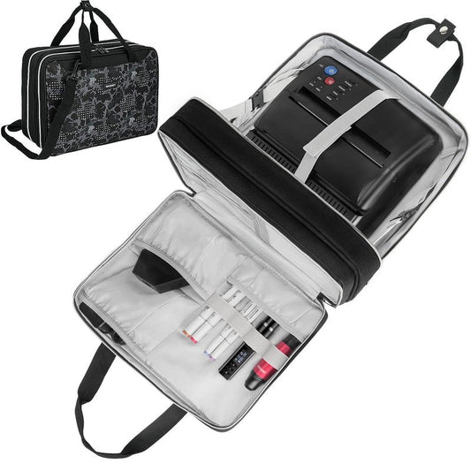 ZIOZERTT Tattoo Travel Case for Equipment and Supplies,Black,Bag Only