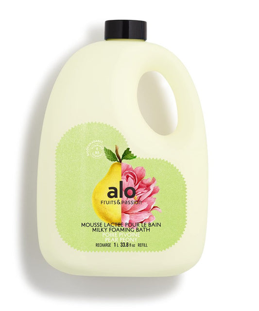 ALO FRUITS & PASSION Pear Peony Hand Soap Refill, 33.8 fl oz, Made in Canada