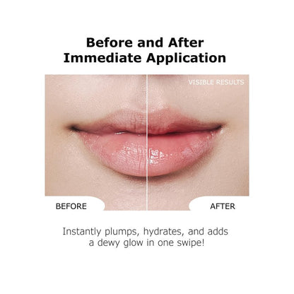 Dewligent Overnight Peptide Collagen Lip Mask - Korean Sleeping Lip Mask, Peptide, Collagen, Moisturizing, Nourishing Treatment for Dry Flaky Lips (22g/0.77oz)