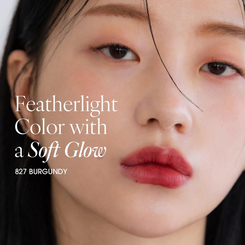 AmeliSeoul AIR LIPS 814 VAMPIRE, Lip & Cheek, Natural Soft Matte Finish & Buildable, Airy Formula (1.2g, 0.003 oz.)