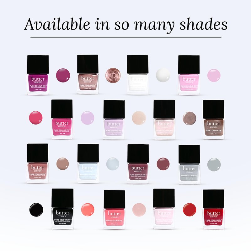 butter LONDON PC21X Nail Lacquer Polish - Fast-Drying, Long Lasting Color with Gel-Like Finish & Chip-Resistant Nail Lacquer Helps Protects & Strengthens Nails - Vegan & Cruelty-Free – Knees Up