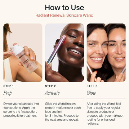 SolaWave Skin Therapy Activating Serum with 1 Refill | Enhance Red Light Therapy Wand Results | Hydrating Skincare for Microcurrent Galvanic Current (2-Pack)
