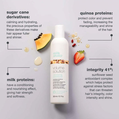 milk_shake Volume Solution Conditioner, White, 10.1 Fl Oz