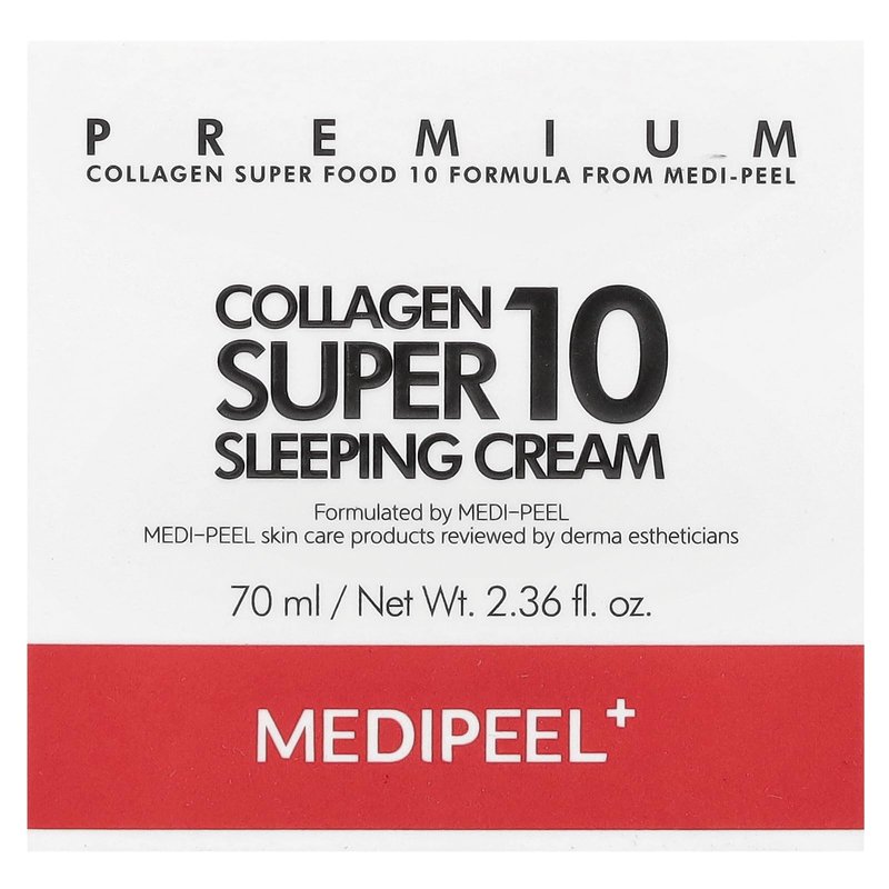 [MEDI-PEEL] Collagen 10 Sleeping Cream 70ml | Collagen cream | Sleeping cream | moisturizing cream | soothing cream |