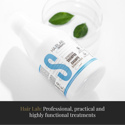 SALERM - Rebalancing Shampoo - Scalp Therapy Hair Lab Shampoo - 1200 ml - Eliminates Flaking - Relieves Scalp Irritation and Itching - Paraben Free