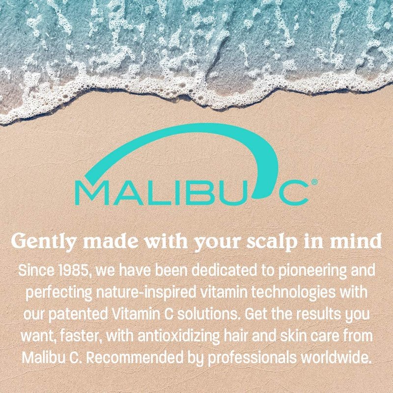 Malibu C Scalp Wellness Conditioner (33.8 oz) - Scalp Soothing Hair Conditioner with Eucalyptus + Spearmint Oil - Sulfate-Free Moisturizing Dry Scalp Conditioner