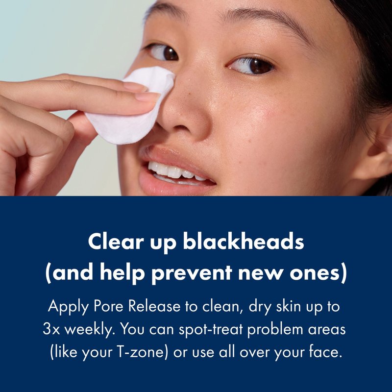 Hero Cosmetics Pore Release Blackhead Clearing Solution, Exfoliating 2% Salicylic Acid Toner Featuring AHA, BHA, and PHA, Blackhead Remover Toner, 100 ml