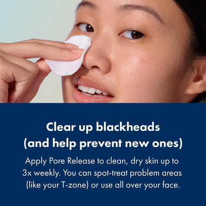 Hero Cosmetics Pore Release Blackhead Clearing Solution, Exfoliating 2% Salicylic Acid Toner Featuring AHA, BHA, and PHA, Blackhead Remover Toner, 100 ml