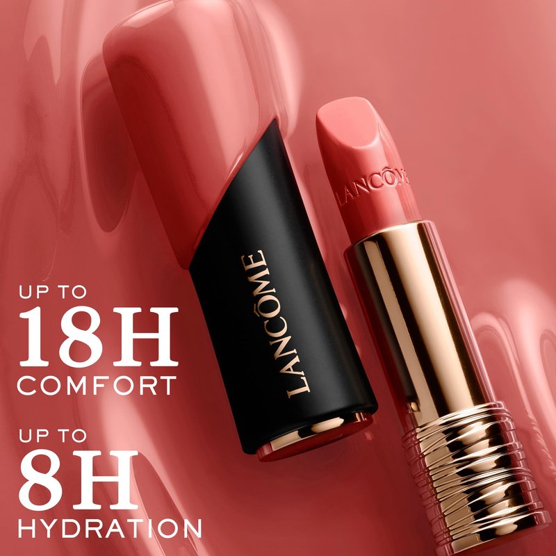 Lancôme L'Absolu Rouge Hydrating Cream Lipstick - Smudge-Resistant & Luminous Finish - Up To 18HR Comfort - 148 Bisou Bisou