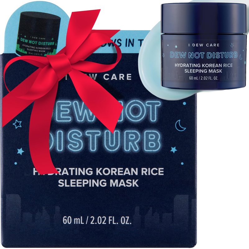 I DEW CARE Night Sleeping Mask - Dew Not Disturb | Korean Overnight Face Mask, Hydrating, Overnight, Glass Skin, Glow, Best Skincare for Women, Stocking Stuffers, Gifts For Women, 2.02 FL Oz (60 ml)
