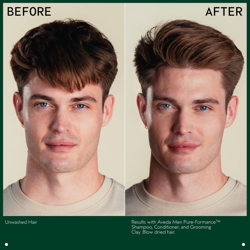Aveda Men Pure-Formance Shampoo | Daily Lightweight Formula for Men’s Hair | Cleanses and Refreshes Hair and Scalp | Scalp Care | 96% Naturally Derived*, 10.1 Fl Oz