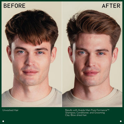 Aveda Men Pure-Formance Shampoo | Daily Lightweight Formula for Men’s Hair | Cleanses and Refreshes Hair and Scalp | Scalp Care | 96% Naturally Derived*, 10.1 Fl Oz