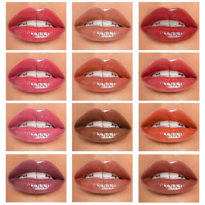 Dmsky Lip Gloss Set 12 Pack,12 Colors Lip Gloss for Women, Moisturizing Lip Gloss Bulk with Vitamin E for Dry Cracked Lips