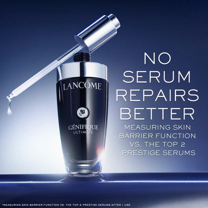 Lancôme Génifique Ultimate Recovery Serum, Anti-Aging Face Serum, Advanced Skin Repair Formula, Hyaluronic Acid, Moisture Barrier Repair, Radiance & Firmness, Hydrate & Plump 0.67 fl. oz